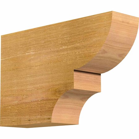 Ekena Millwork Ridgewood Rough Sawn Rafter Tail, Western Red Cedar, 4"W x 10"H x 16"L RFT04X10X16RID00RWR